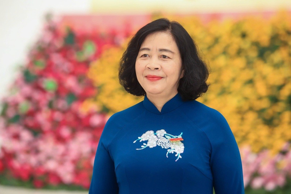 Ủy viên Bộ Chính trị, Bí thư Trung ương Đảng, Bí thư Đảng ủy MTTQ, các đoàn thể Trung ương, Chủ tịch Ủy ban Trung ương MTTQ Việt Nam Bùi Thị Minh Hoài. Ảnh: PV. tienphong-mrshoai.jpg