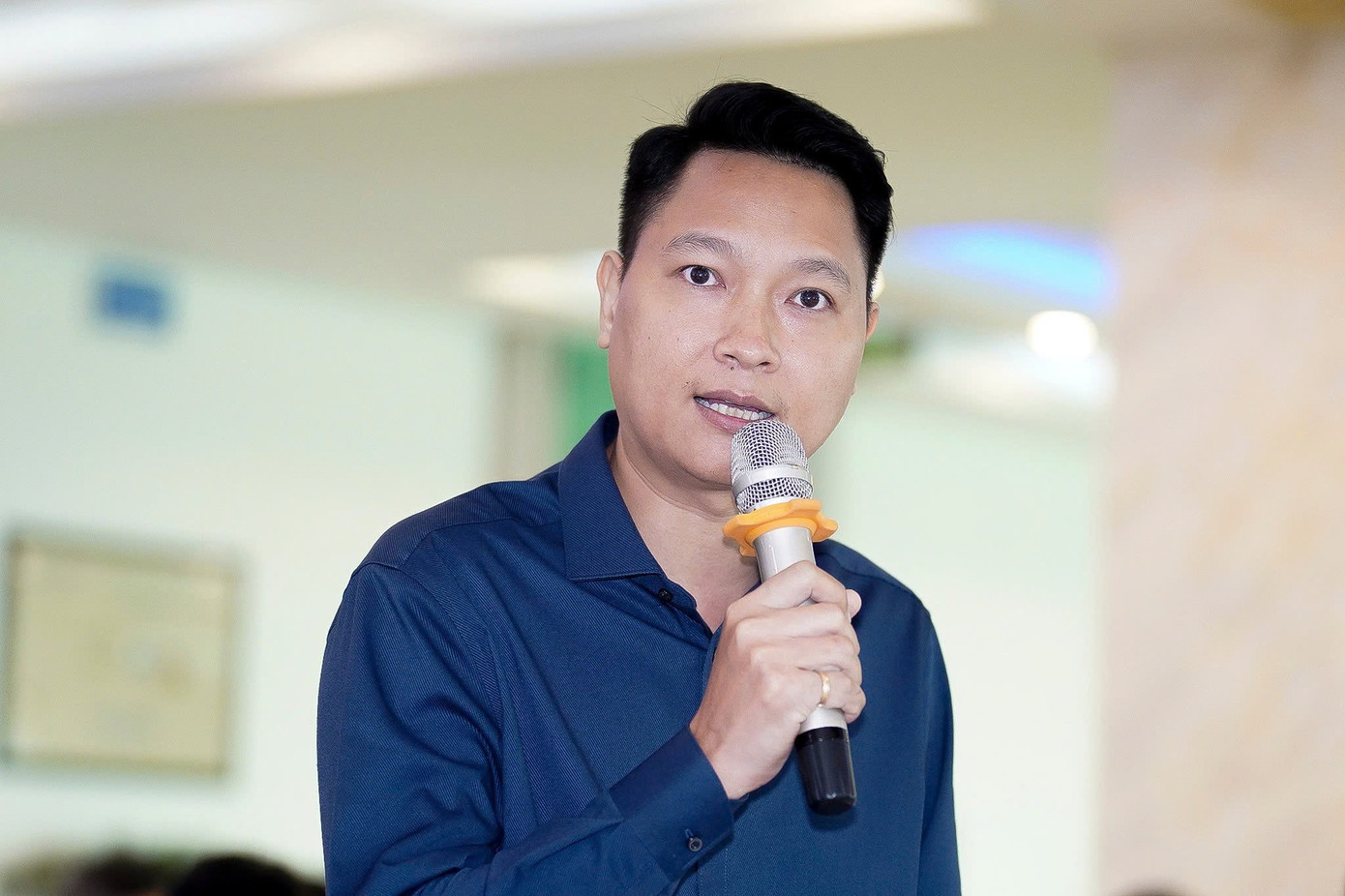 Ông Lều Mạnh Huy nhấn mạnh mục tiêu cấp thiết khắc phục tình trạng nước nhiễm mặn ở các tỉnh ĐBSCL. 2cae3f5ccbf345ad1ce2.jpg