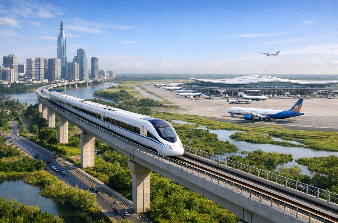 Công ty Đại Quang Minh được giao nghiên cứu tuyến đường sắt Thủ Thiêm - Long Thành