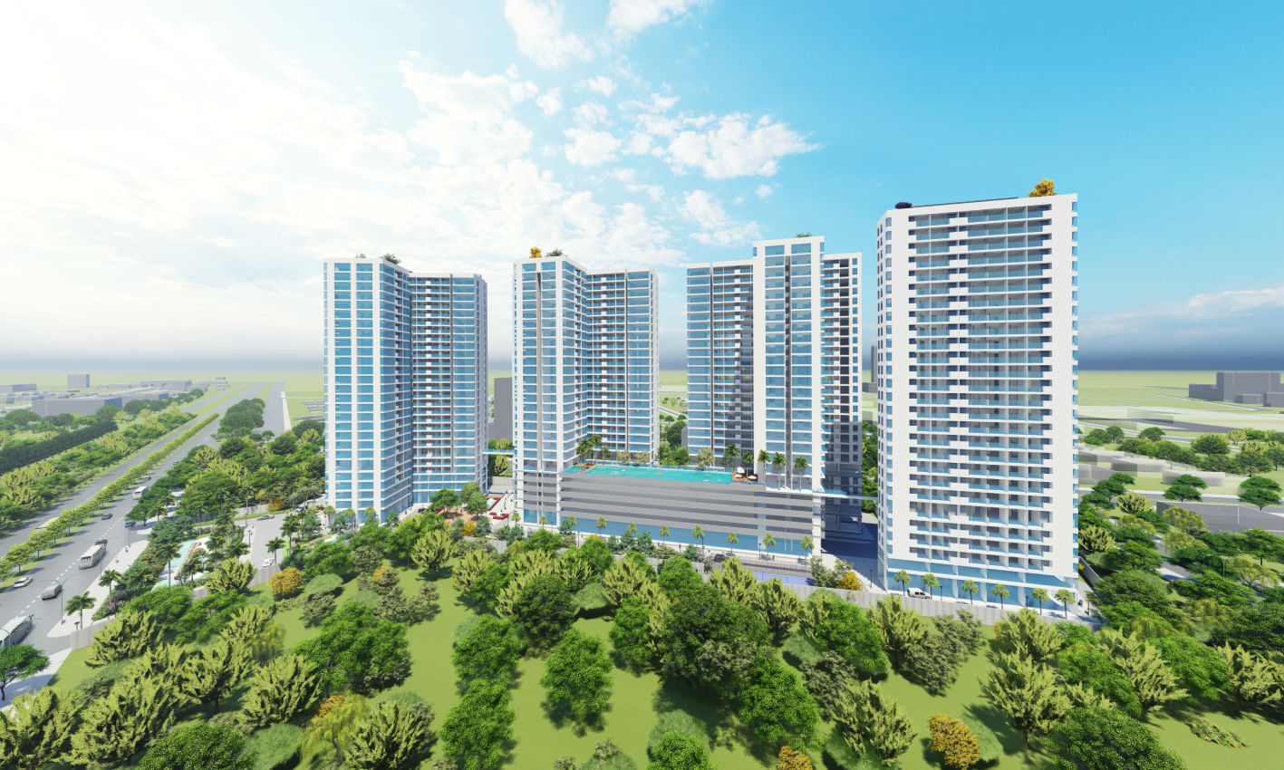 Phối cảnh Khu cao ốc căn hộ Tân Việt Phát tại phường Đông Hòa. Nguồn ảnh: CTCP Tư vấn Xây dựng Đầu tư Dinh Phát Phối cảnh Khu cao ốc căn hộ Tân Việt Phát tại phường Đông Hòa. Nguồn ảnh: CTCP Tư vấn Xây dựng Đầu tư Dinh Phát