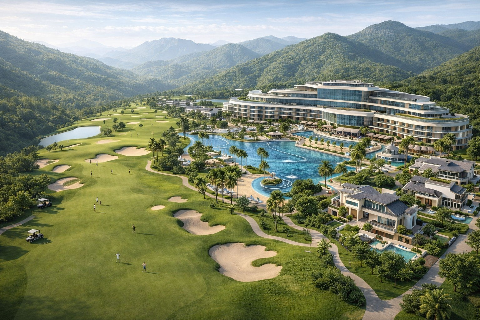 Khu nghỉ dưỡng sân golf nghìn tỷ quy mô hơn 75ha tại TP tương lai của Việt Nam có chuyển động mới- Ảnh 1.