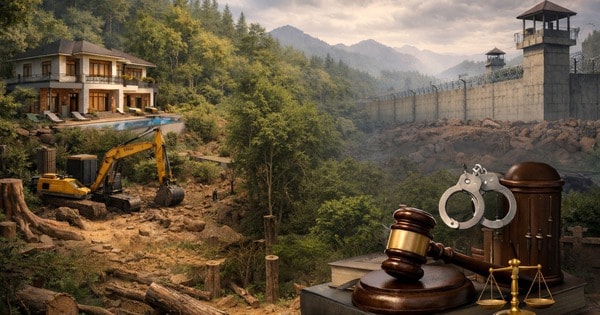 Từ bây giờ, xây nhà trên đất rừng phòng hộ có thể bị truy cứu trách nhiệm hình sự