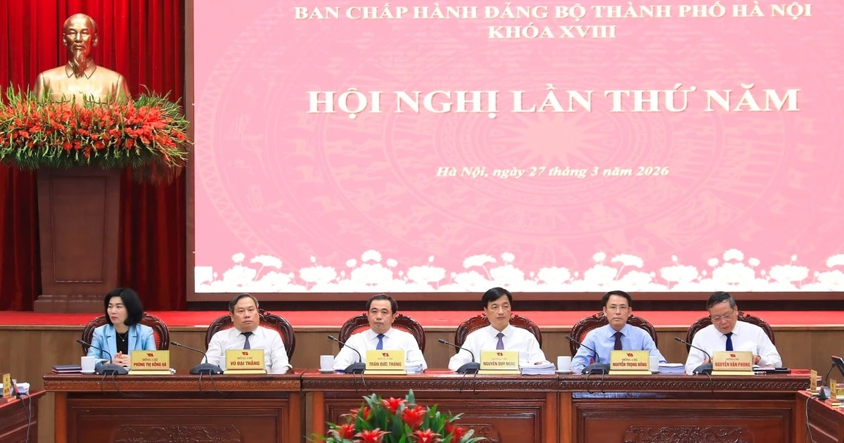 Bộ trưởng Bộ NN&MT Trần Đức Thắng dự Hội nghị Ban Chấp hành Đảng bộ TP Hà Nội