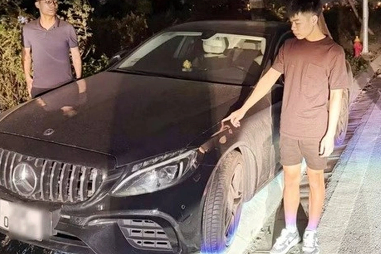 YouTuber ở Hà Nội bị trộm xe Mercedes ngay trong đêm