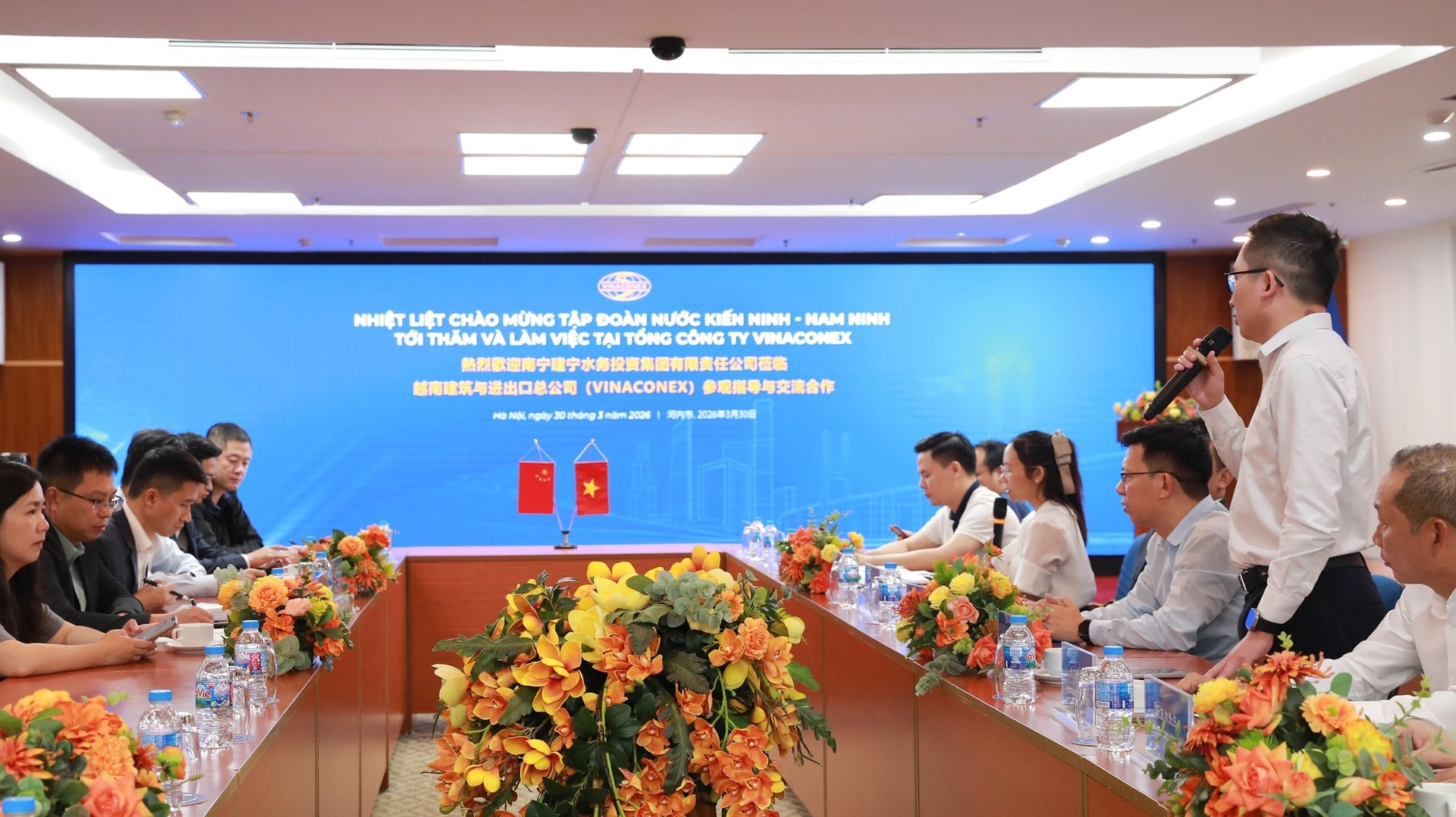 Vinaconex (VCG) làm việc với doanh nghiệp Trung Quốc, hợp tác xử lý vấn đề nhức nhối tại Việt Nam