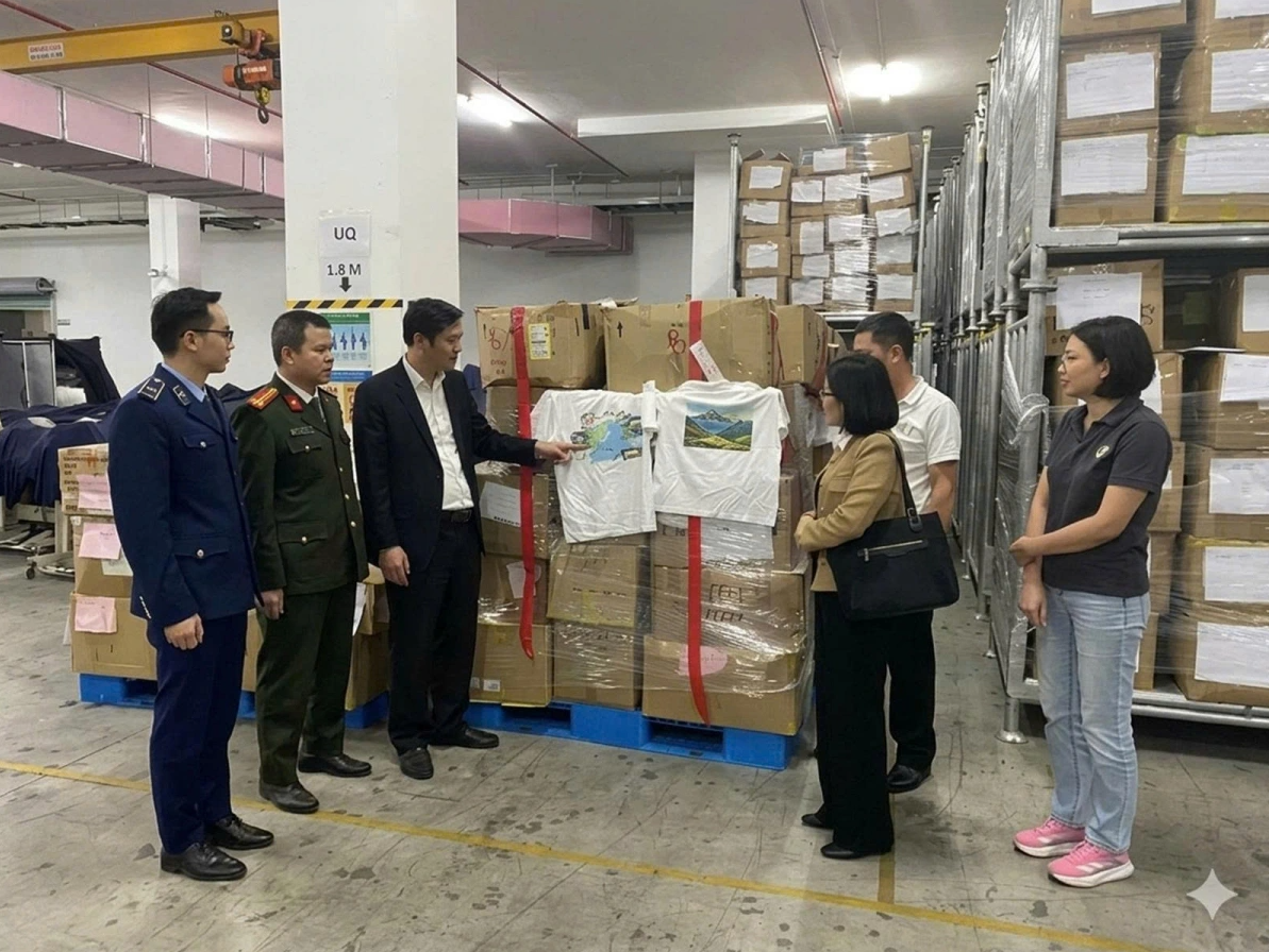 Một doanh nghiệp bị phạt nặng, buộc tiêu hủy 6.000 áo in bản đồ thiếu Hoàng Sa, Trường Sa