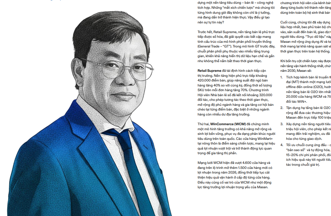 Masan (MSN) đặt mục tiêu lợi nhuận 7.900 tỷ đồng năm 2026, Chủ tịch nhấn mạnh đã đến lúc 'tạo ra giá trị vượt trội'