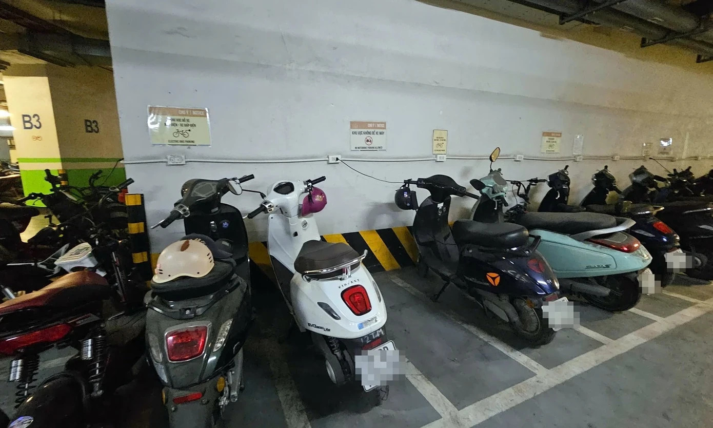 Nhiều chung cư trên địa bàn Hà Nội Trạm sạc xe điện tại chung cư hiện ra sao? - Ảnh 1.