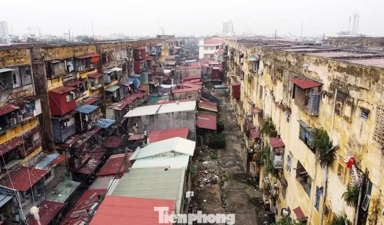 Khu chung cư Vạn Mỹ đã được thành phố di dời các hộ dân do xuống cấp nghiêm trọng. Hải Phòng lên kế hoạch cải tạo 177 chung cư cũ, xuống cấp - Ảnh 2.