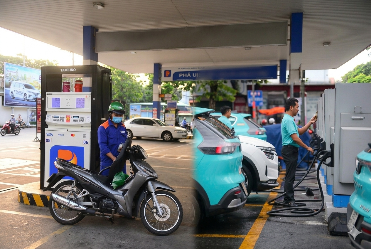 Petrolimex (PLX) đặt mục tiêu lợi nhuận giảm về 3.380 tỷ đồng, lên tiếng việc gặp áp lực từ xe điện và hạn chế xe xăng