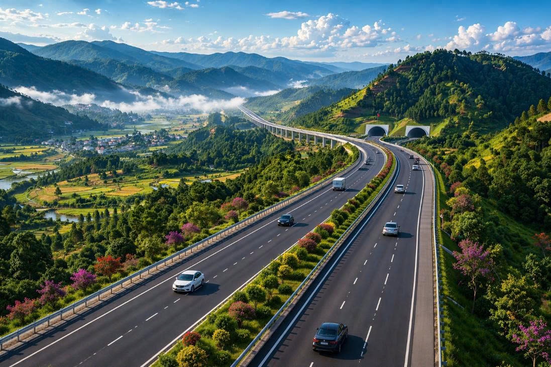 Tuyến cao tốc Quảng Ngãi - Măng Đen. Ảnh minh họa