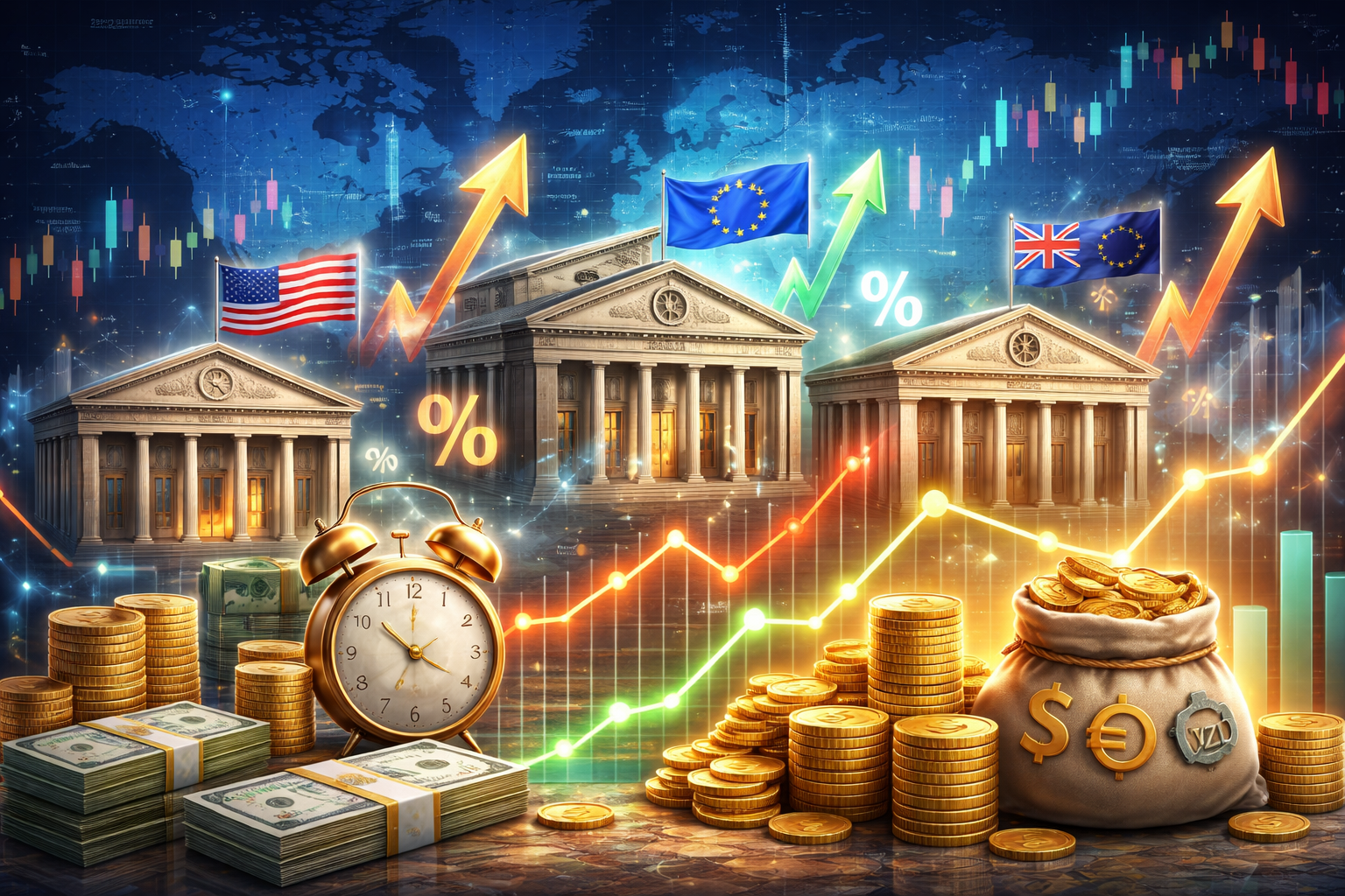 Ngân hàng Trung ương toàn cầu bước vào tuần 'cân não', USD-vàng có thể biến động mạnh Ngân hàng Trung ương toàn cầu bước vào tuần 'cân não', USD-vàng có thể biến động mạnh