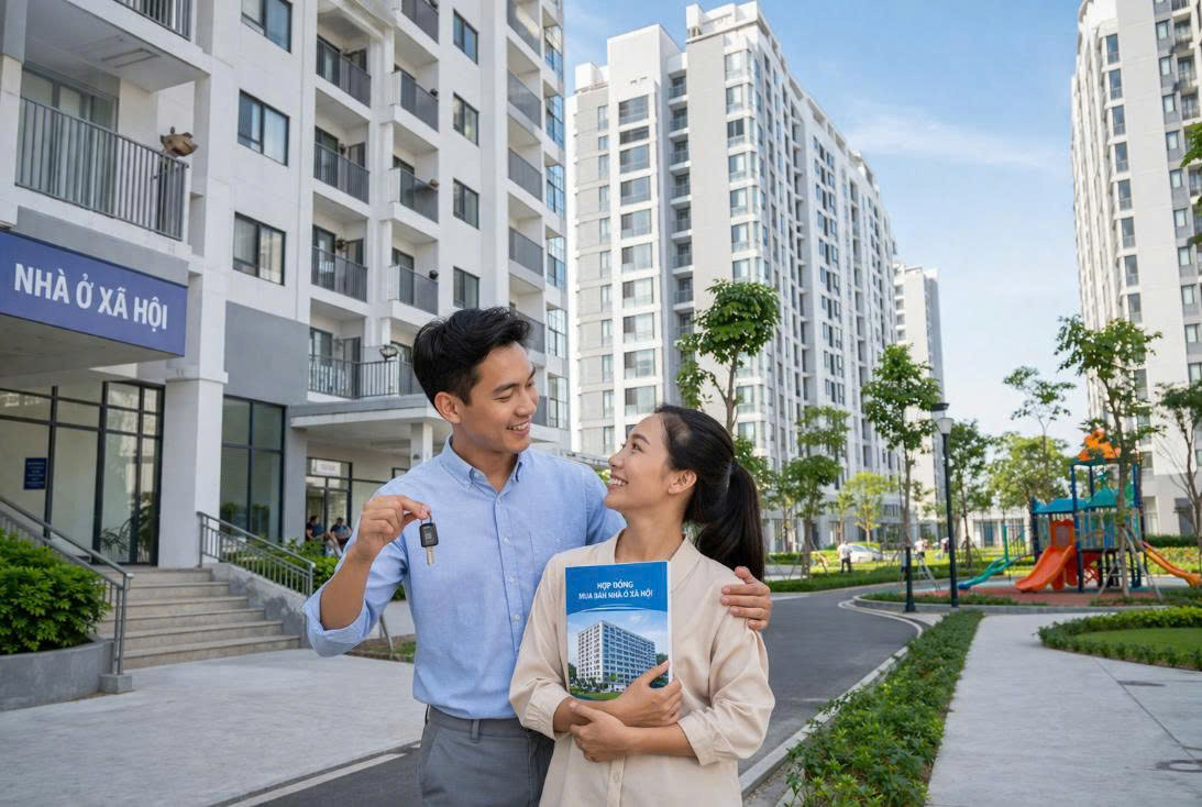 Kể từ này, vợ chồng có tổng thu nhập dưới 50 triệu đồng/tháng có cơ hội mua nhà ở xã hội. Ảnh minh họa Kể từ này, vợ chồng có tổng thu nhập dưới 50 triệu đồng/tháng có cơ hội mua nhà ở xã hội. Ảnh minh họa