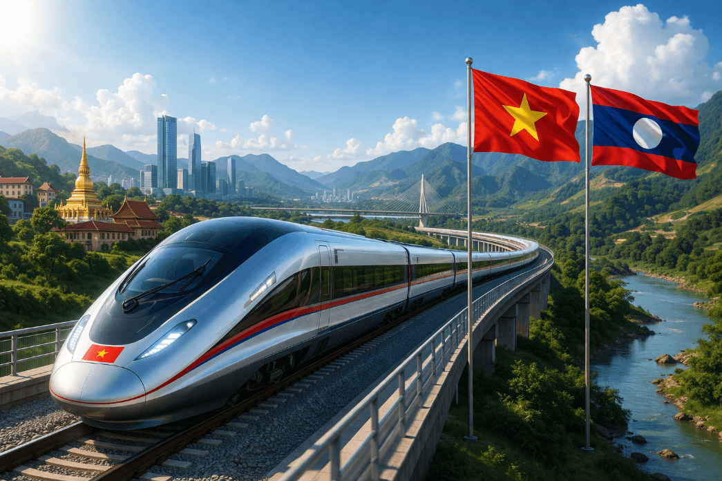 Tuyến đường sắt Vũng Áng - Mụ Giạ - Thà Khẹc - Viêng Chăn. Ảnh minh họa Tuyến đường sắt Vũng Áng - Mụ Giạ - Thà Khẹc - Viêng Chăn. Ảnh minh họa