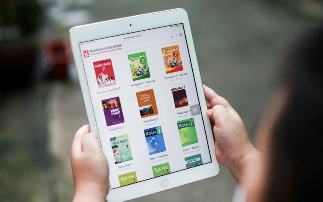 Sách giáo khoa điện tử sẽ hỗ trợ sử dụng ngoại tuyến, không có quảng cáo