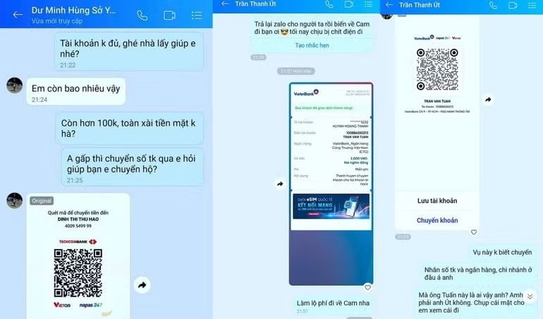 Hai lãnh đạo cấp sở bị hack Zalo, nhắn tin hỏi vay tiền suốt đêm