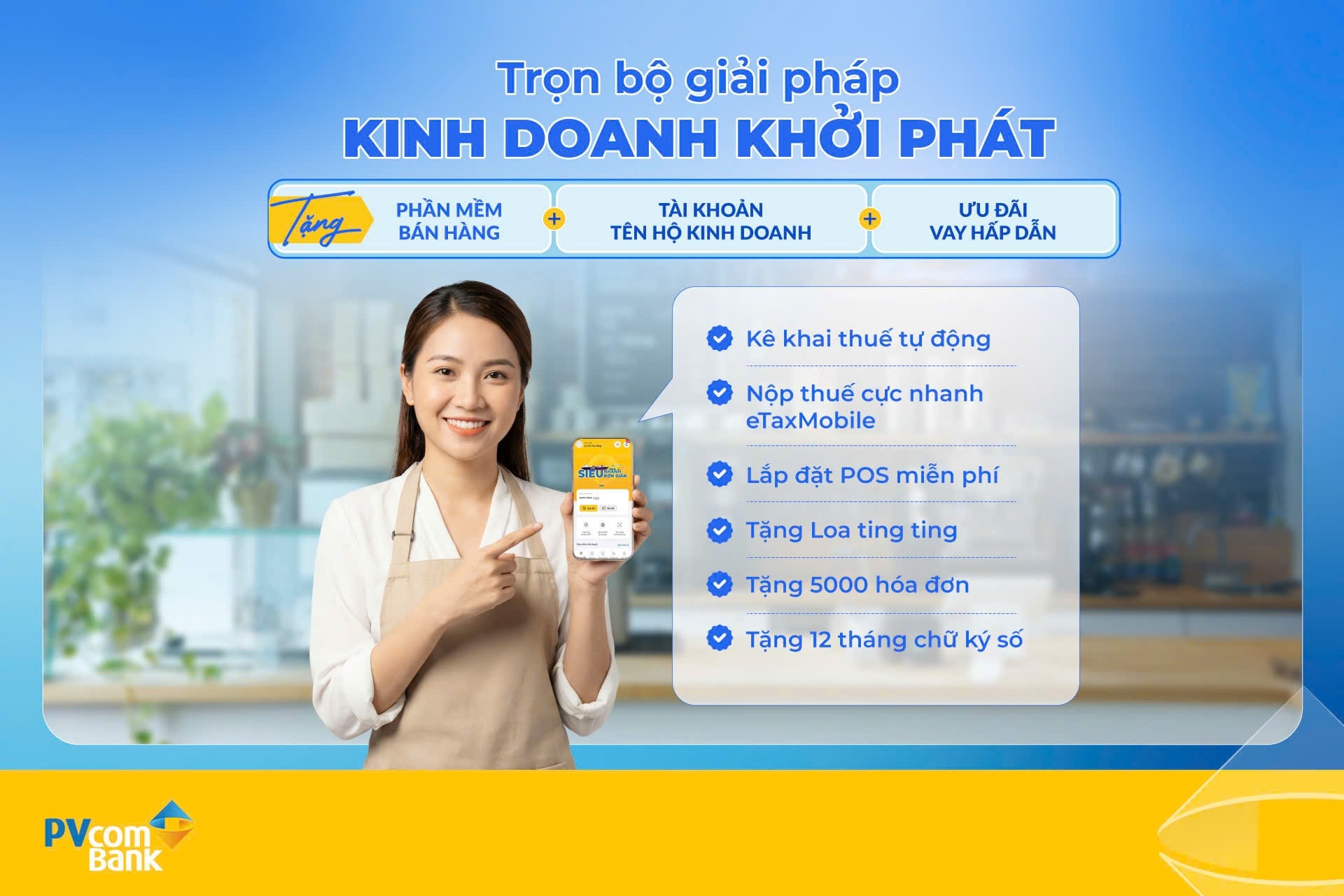 PVcomBank cung cấp bộ giải pháp hỗ trợ Hộ kinh doanh chuẩn hóa tài khoản và thuế - Ảnh 1.