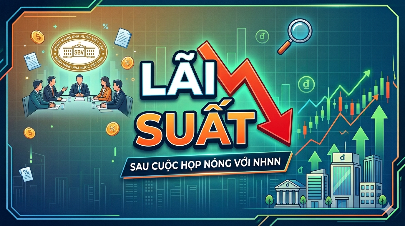 46 nhà băng đồng thuận hạ lãi suất sau cuộc họp nóng với NHNN, CTCK hé lộ góc nhìn phía sau