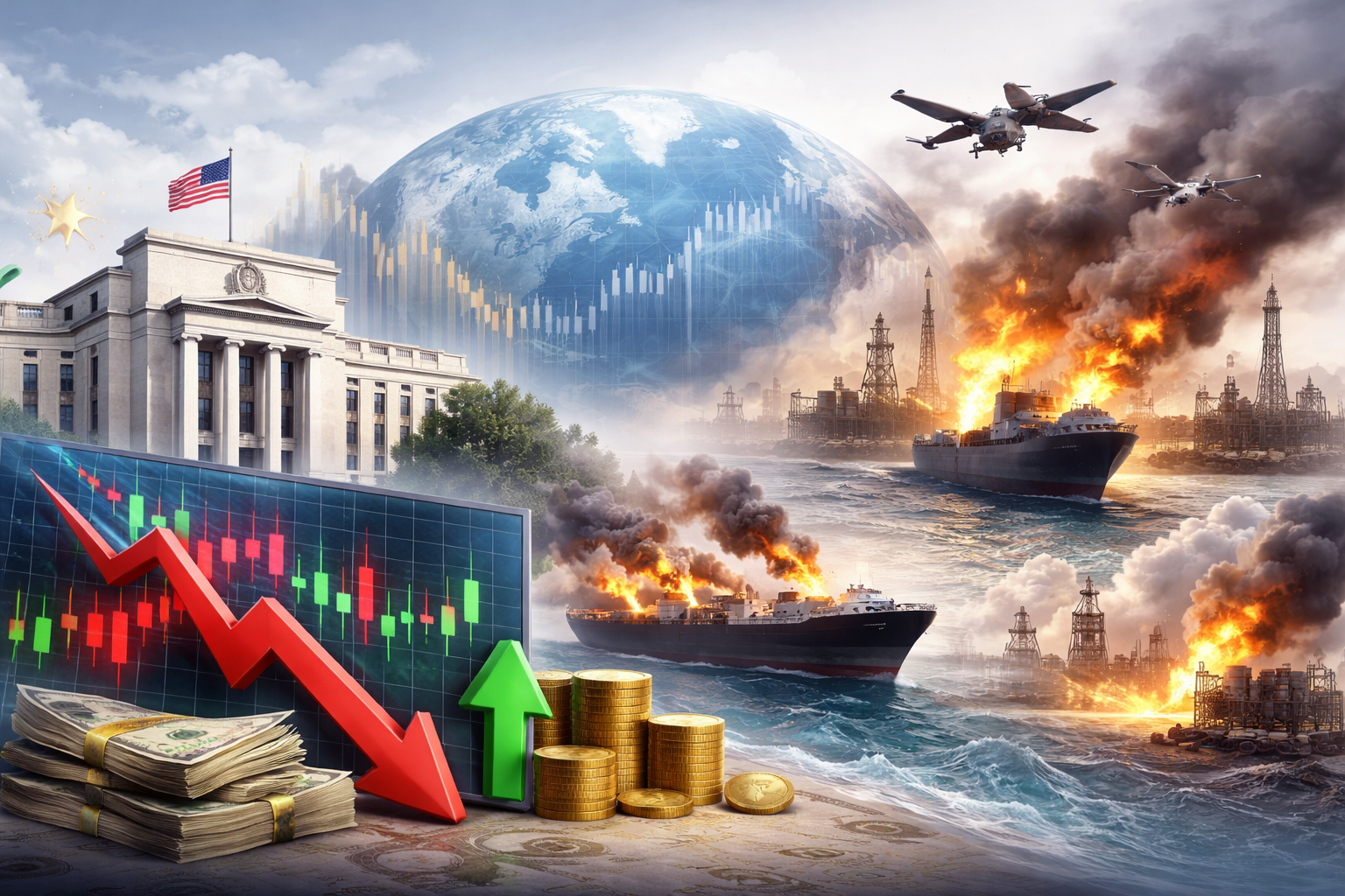 Thị trường toàn cầu giằng co khi lạm phát Mỹ, lãi suất và Trung Đông cùng gây sức ép Thị trường toàn cầu giằng co khi lạm phát Mỹ, lãi suất và Trung Đông cùng gây sức ép