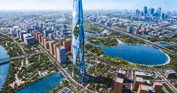 Việt Nam dự kiến xây dựng tòa tháp chọc trời 99 tầng: Cao 500m, tọa lạc tại bên trong trung tâm tài chính quốc tế