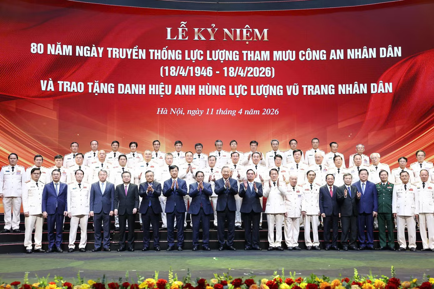 Tổng Bí thư, Chủ tịch nước Tô Lâm dự Lễ kỷ niệm 80 năm Ngày truyền thống lực lượng Tham mưu Công an nhân dân - Ảnh 2.