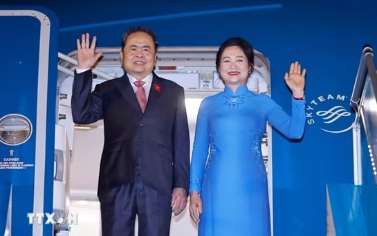 Chủ tịch Quốc hội Trần Thanh Mẫn lên đường dự Đại hội đồng IPU-152