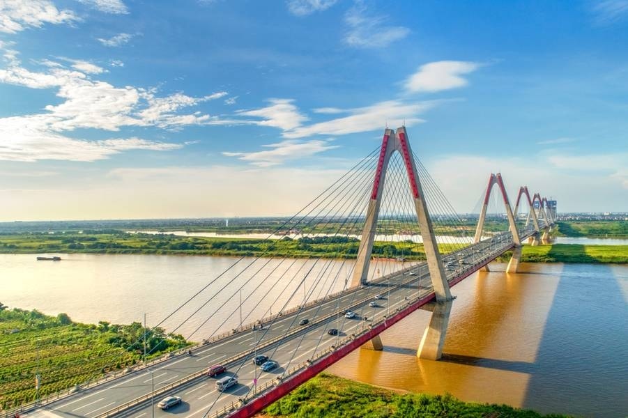 Cầu dây văng thép dài nhất Việt Nam: Vốn gần 14.000 tỷ, biểu tượng 5 trụ tháp độc nhất châu Á giữa lòng Hà Nội- Ảnh 1.