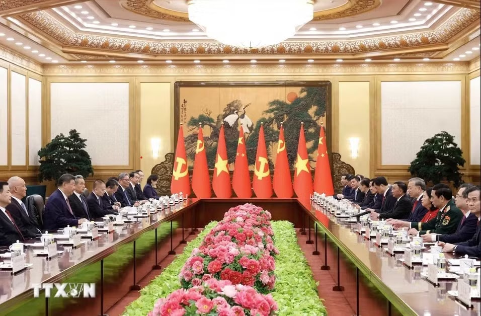 Tổng Bí thư, Chủ tịch nước Việt Nam và Trung Quốc trao đổi nhiều vấn đề quan trọng - Ảnh 2.
