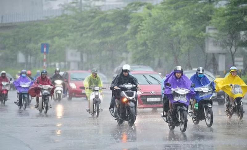 Miền Bắc sẽ đón mưa nhiều trong những ngày tới. Thời tiết hôm nay: Nơi nắng gắt, chỗ mưa dông - Ảnh 1.