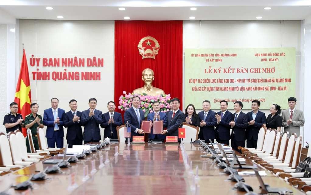 Hình ảnh tại buổi ký kết. Nguồn ảnh: UBND tỉnh Quảng Ninh