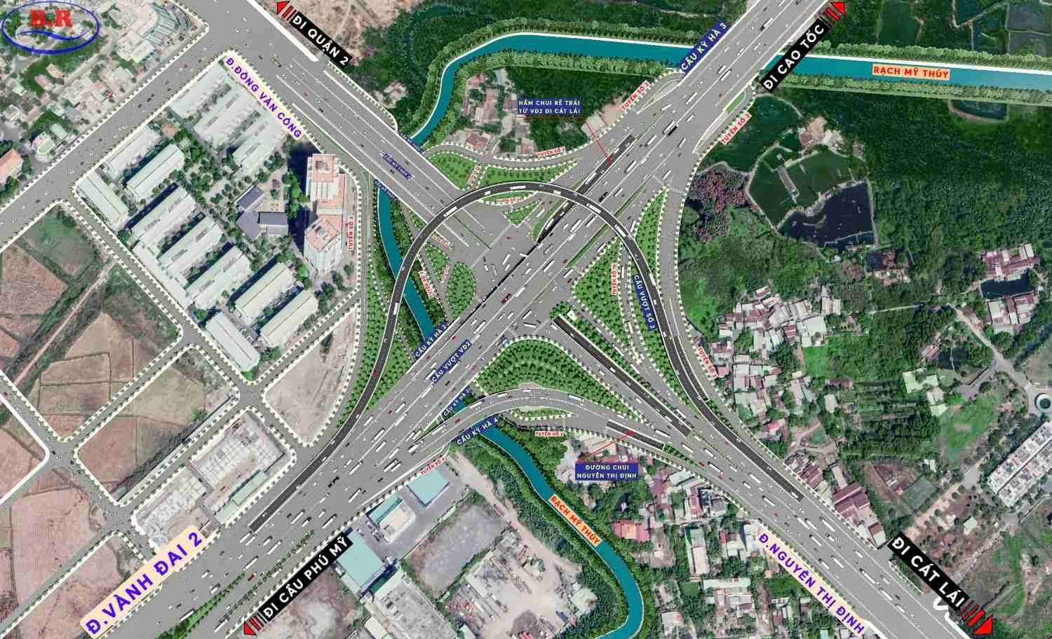 Khởi công gần 10 năm, nút giao thông 4 tầng đầu tiên tại TP giàu nhất Việt Nam tiếp tục lùi thời hạn về đích- Ảnh 2. Khởi công gần 10 năm, nút giao thông 4 tầng đầu tiên tại TP giàu nhất Việt Nam tiếp tục lùi thời hạn về đích- Ảnh 2.