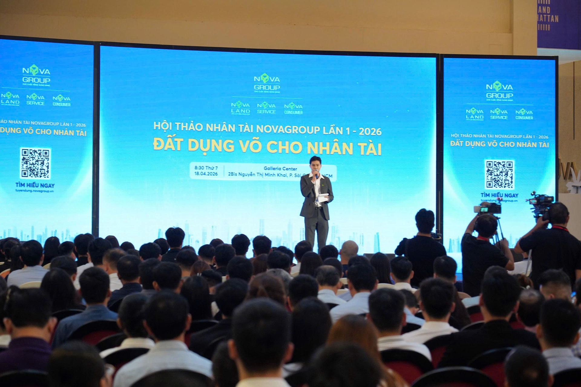 NovaGroup thu hút hàng nghìn ứng viên tại hội thảo tuyển dụng, triển khai phỏng vấn quy mô lớn