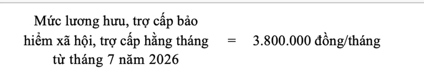 Dự kiến mức lương hưu, trợ cấp mới từ ngày 1/7 - Ảnh 5.