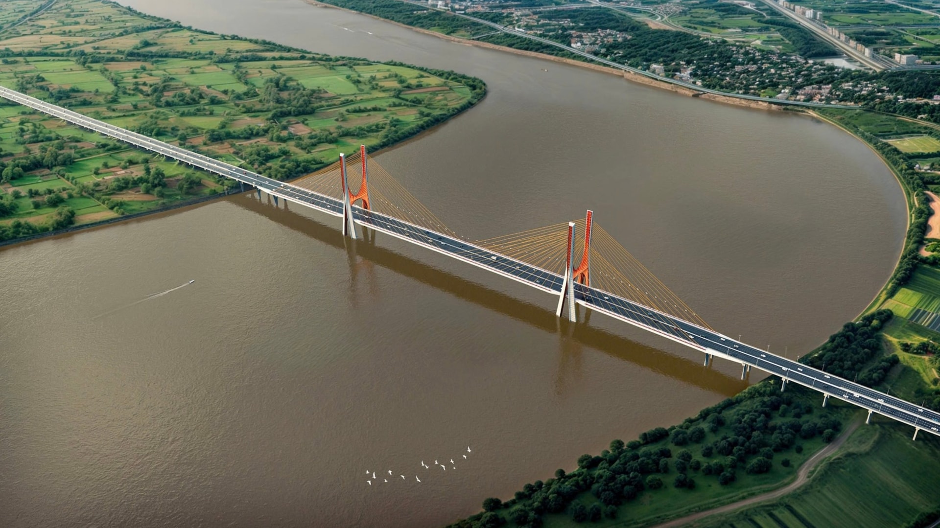 Sau 8 tháng khởi công, siêu cầu gần 12.000 tỷ bắc qua dòng sông biểu tượng của Thủ đô sắp bước vào giai đoạn then chốt- Ảnh 2.