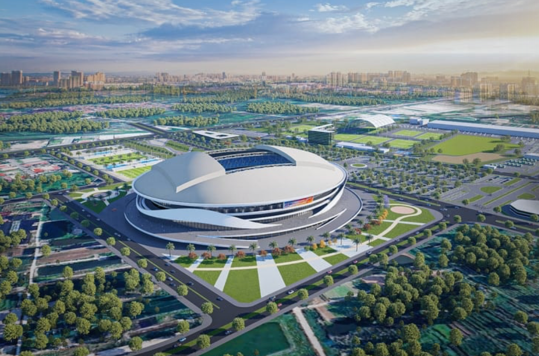 S&acirc;n vận động lớn thứ 2 Việt Nam, sức chứa gấp rưỡi s&acirc;n Mỹ Đ&igrave;nh: Đang x&acirc;y dựng kh&aacute;n đ&agrave;i, khoảng 11 th&aacute;ng nữa ho&agrave;n th&agrave;nh- Ảnh 1.