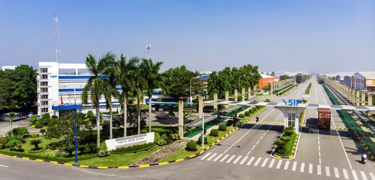 Mạng lưới khu công nghiệp VSIP. Nguồn ảnh VSIP Việt Nam Bất động sản phía Bắc TPHCM tăng nhiệt nhờ hạ tầng, FDI - Ảnh 1.
