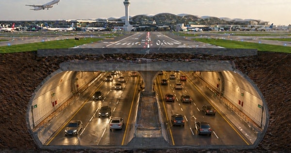Đề xuất xây hầm 10.000 tỷ xuyên sân bay đầu tiên tại Việt Nam: Công trình phức tạp gỡ 'nút thắt' giao thông ngay giữa TP rộng nhất cả nước