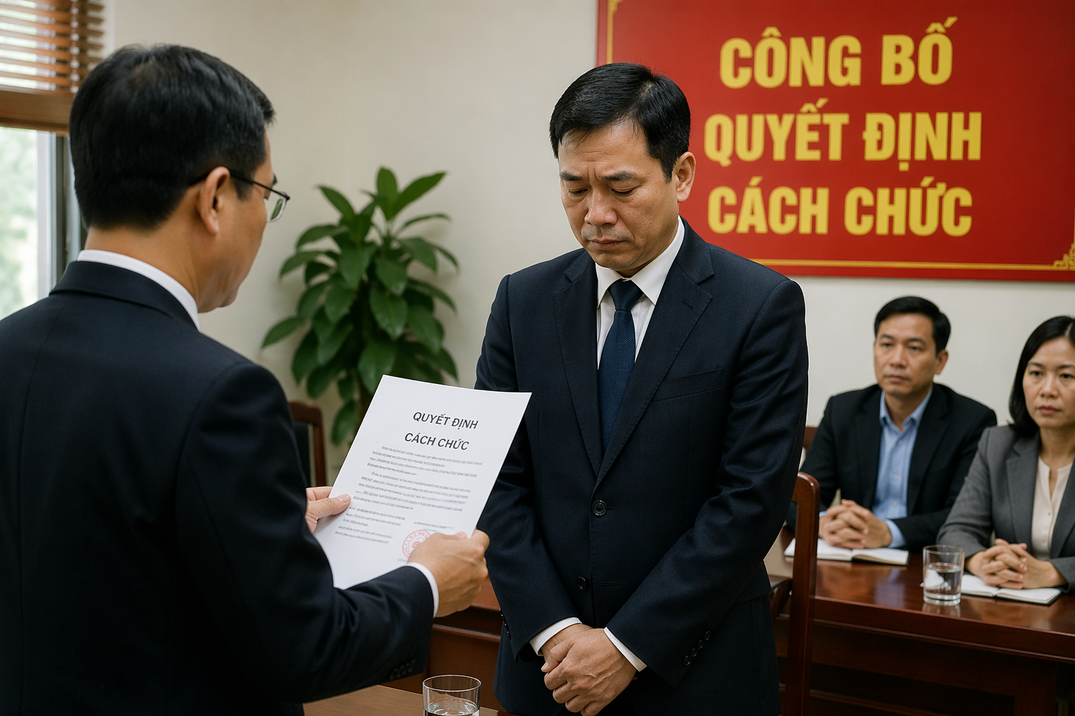 Cách hết chức vụ trong Đảng đối với một Phó Chủ tịch UBND phường