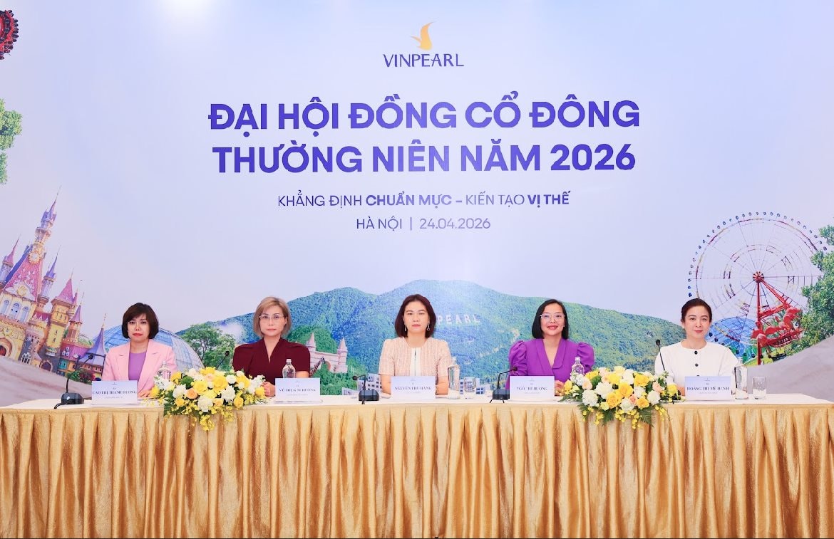 [Live] ĐHĐCĐ Vinpearl (VPL): Đưa vào vận hành nhiều dự án trọng điểm, mục tiêu lãi 3.000 tỷ đồng năm 2026