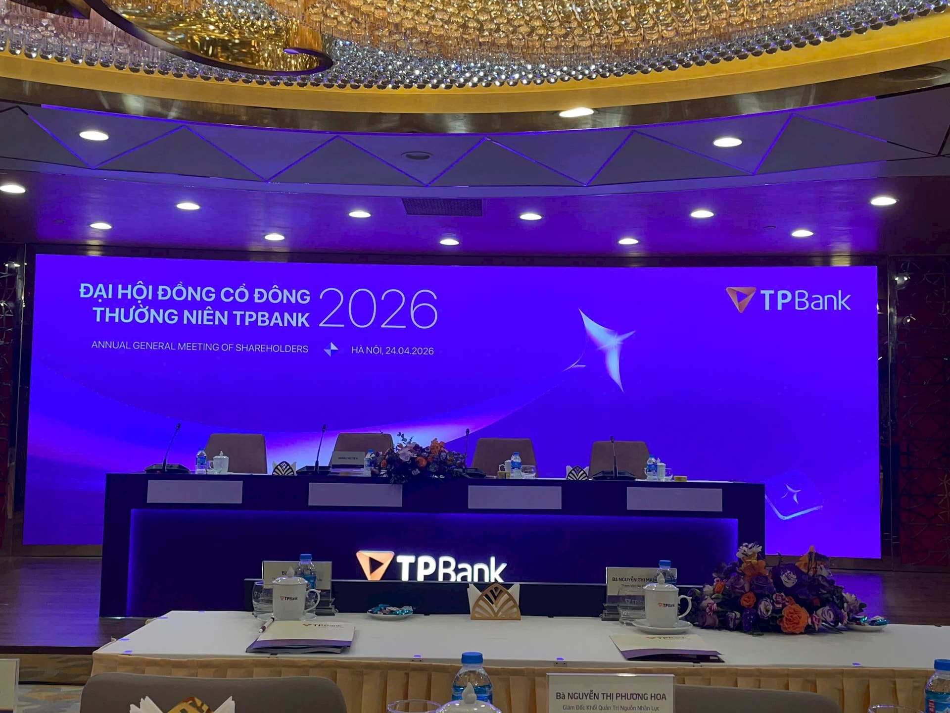 [LIVE] ĐHĐCĐ TPBank: Lập ngân hàng con 3.000 tỷ tại VIFC, đề cử 2 thành viên HĐQT, lấn sân mảng bảo hiểm