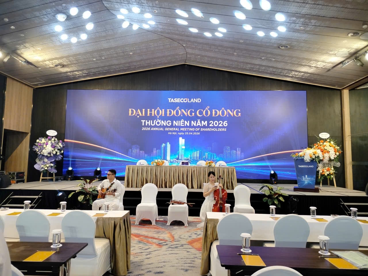 [Live] ĐHĐCĐ Taseco Land: Lợi nhuận mục tiêu gấp gần 4 lần, phát triển tối thiểu 5 dự án mới