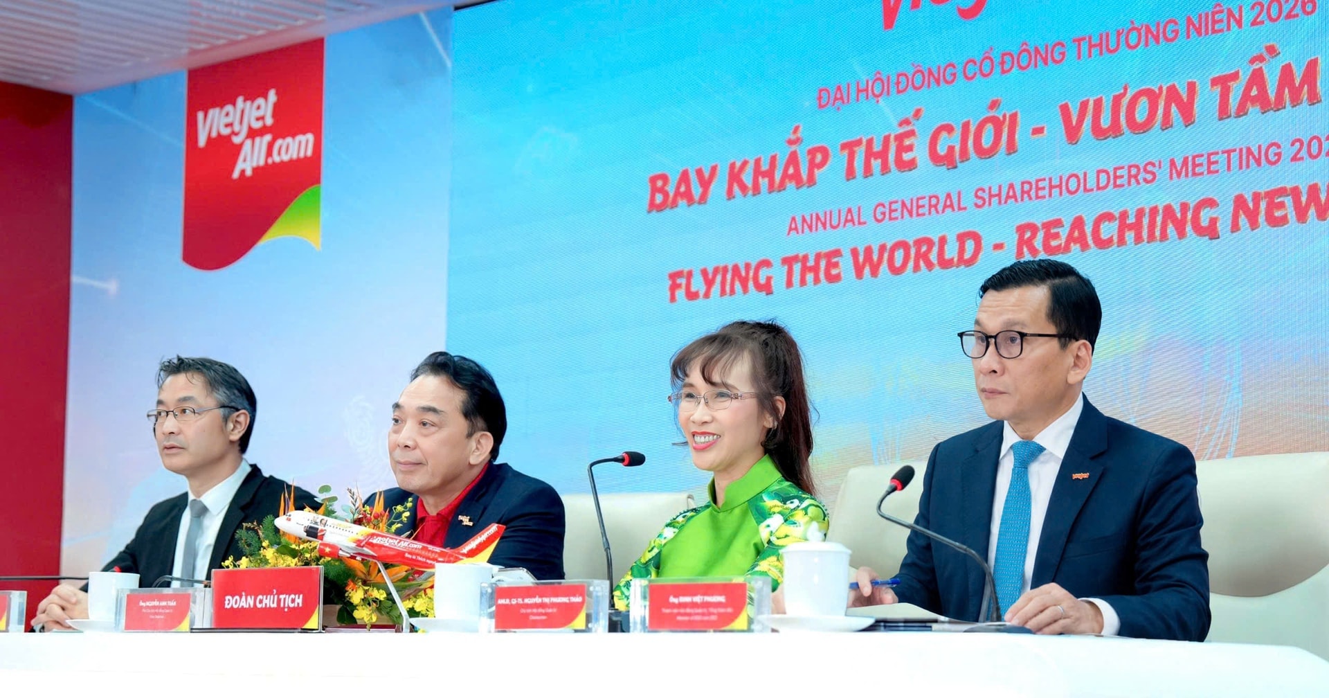 ĐHĐCĐ Vietjet 2026: Chia cổ tức 30%, tiếp tục mở rộng mạng bay quốc tế, thu hút đầu tư quốc tế