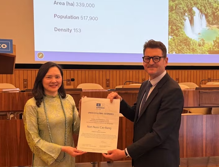 Một công viên địa chất của Việt Nam vừa được UNESCO vinh danh lần 2
