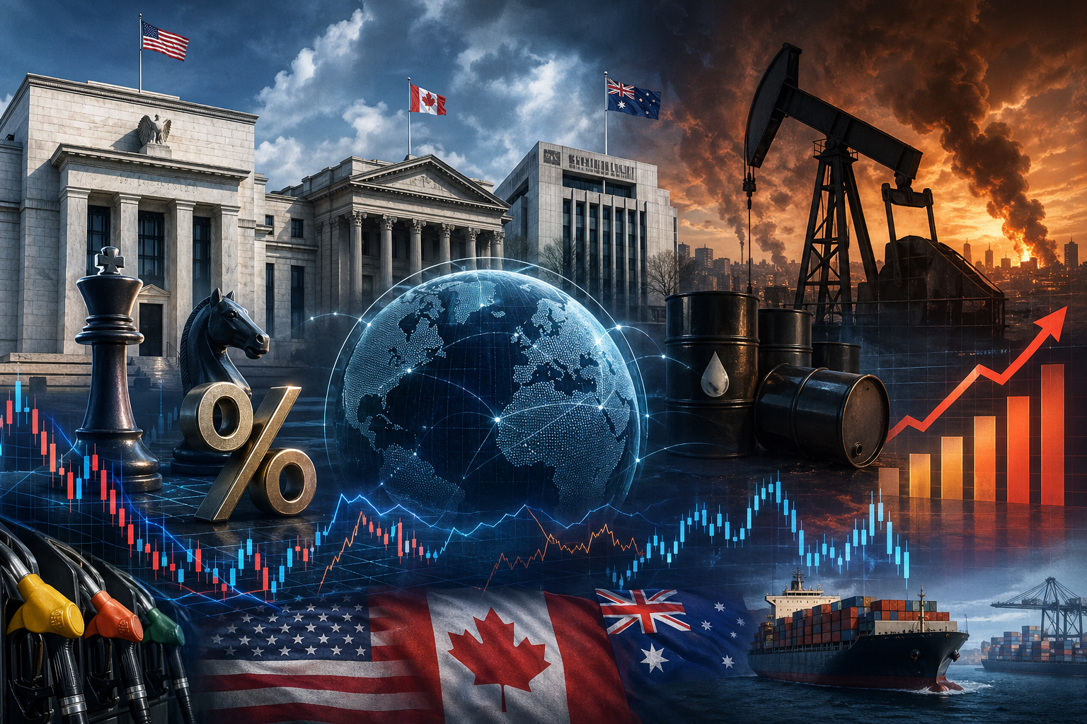 'Siêu thứ Tư' rung chuyển thị trường: Quyết định lãi suất và cú sốc năng lượng định hình xu hướng