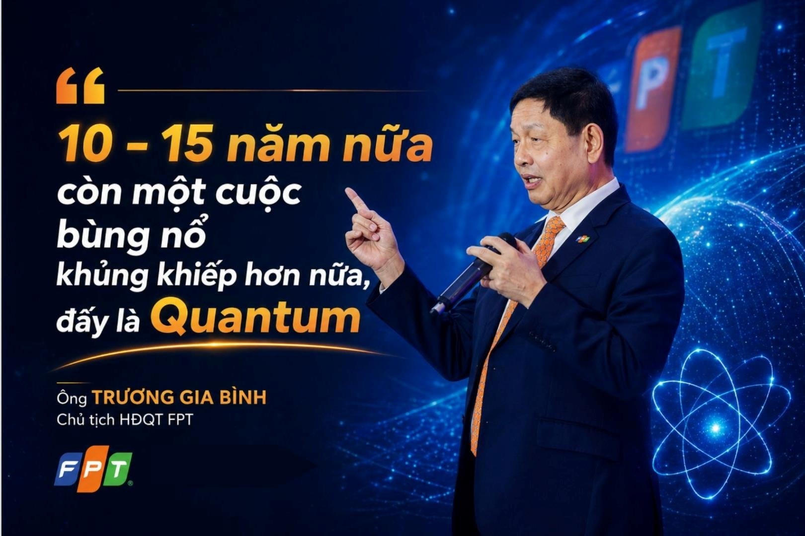 FPT, Viettel vẫn đang chạy đua làm chip, ông Trương Gia Bình đã hé lộ về 'cuộc bùng nổ khủng khiếp hơn cả AI' trong tương lai