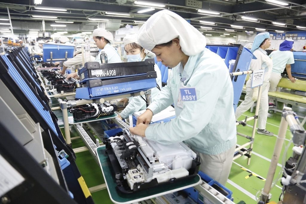 Xuất khẩu điện tử bứt tốc, nhưng “phần bánh” vẫn nghiêng về FDI.