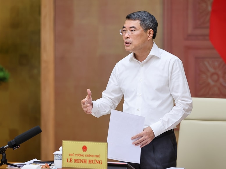 Thủ tướng Chính phủ Lê Minh Hưng tại buổi làm việc. Nguồn ảnh: Báo Chính phủ Thủ tướng Chính phủ Lê Minh Hưng tại buổi làm việc. Nguồn ảnh: Báo Chính phủ