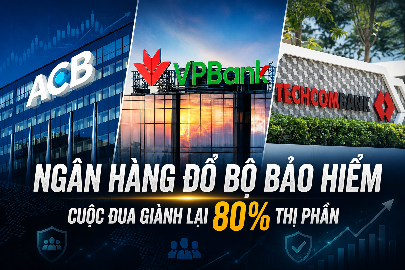Techcombank, VPBank, ACB cùng nhắm tới ‘mảnh ghép tỷ đô’, tham vọng giành lại 80% thị phần từ khối ngoại