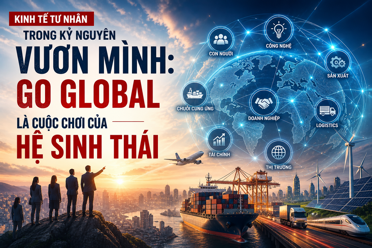 Kinh tế tư nhân trong kỷ nguyên vươn mình: ‘Go global’ và cuộc chơi của hệ sinh thái