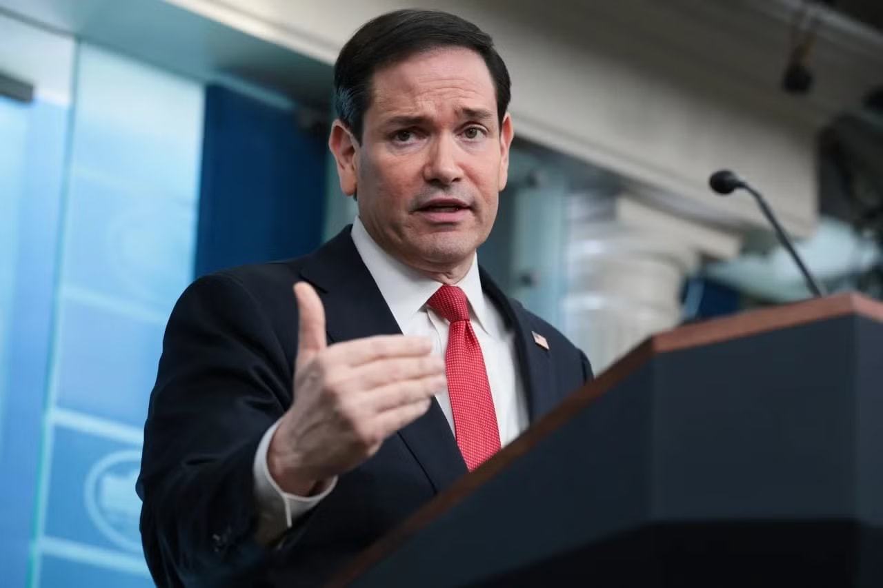 Ngoại trưởng Mỹ Marco Rubio. Ngoại trưởng Mỹ nói chiến dịch quân sự ở Iran đã kết thúc - Ảnh 1.